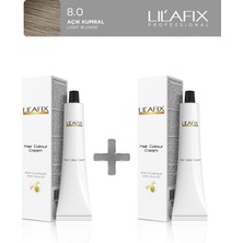 Lil'afix 2'li Tüp Boya 60 ml 8.0 Açık Kumral
