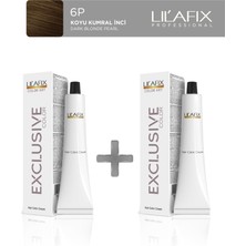 Lil'afix 2'li Exclusive Colour Tüp Boya 60 ml 6P Koyu Kumral İnci