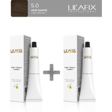 Lil'afix 2'li Tüp Boya 60 ml 5.0 Açık Kahve