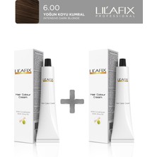 Lil'afix 2'li Tüp Boya 60 ml 6.00 Yoğun Koyu Kumral