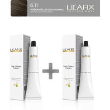 Lil'afix 2'li Tüp Boya 60 ml 6.11 Yoğun Küllü Koyu Kumral