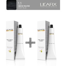 Lil'afix 2'li Tüp Boya 60 ml 1.1 Mavi Siyah