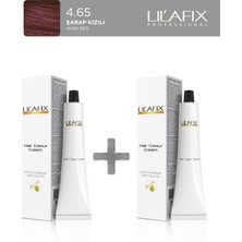 Lil'afix 2'li Tüp Boya 60 ml 4.65 Şarap Kızılı