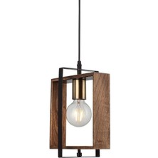 LUCEA Karo Eskitme Siyah Tekli Avize