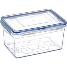 Özbience Büyük Boy 6 Lt Silikonlu Vakumlu Hava Almaz Saklama Kabı