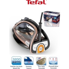 Tefal Durilium Airglide Autoclean Tabanlı Ultimate Pure 3200 W Güç, 260 G/ Dk Şok Buhar, Micro-Calc Kireç Filtre