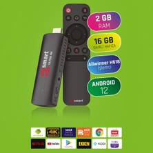 Allians Yüksek Performanslı 2-16 Çekirdek Android Tv Kutusu, HDMI ve Wi-Fi Dahil
