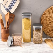 Özbience Pratik ve Şık 6'lı Saklama Kabı Seti, Günlük Kullanım Için Ideal