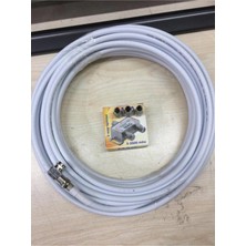 Allians 15 Metre Uydu Anten Kablosu ve 2'li Tv Splitter Seti
