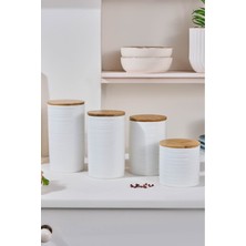 Özbience Vakumlu Kapaklı 4'lü Baharat Takımı, Şık ve Pratik Saklama Çözümü