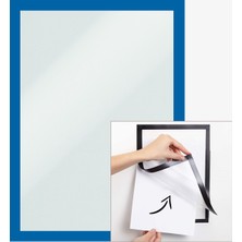 Direkt-Al Site Yönetimi Apartman Asansör Esnek Duyuru Panosu A4 MAVİ