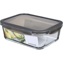 Özbience Dörtgen Euro Fırın ve Saklama Kabı 1.6 Lt Gri