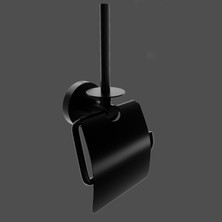 DKR Dekor Banyo - Alina Black  Yedek Kağıtlık