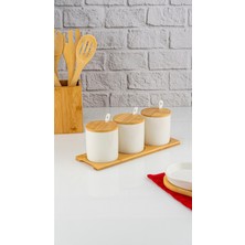 Özbience Renkli 3'lü Baharat Seti, Şık ve Kullanışlı Baharat Kaşıklı Paket