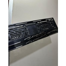 Efeler Plastik Kemal Atatürk Imzalı Plakalık Esnek Oto Plaka Çerçevesi 2 Adet Uzun