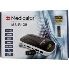 Allians Yüksek Kaliteli Siyah Mediaster MS-R130 Uydu Alıcısı, Net ve Canlı Görüntü