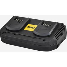 RTRMAX RTX1810 Hızlı Şarj Cihazı/ünitesi Ikili 18V 2X3.5A X-Lion