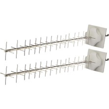 Allians Yüksek Kazançlı 900 Mhz Airmax Yagi Anteni 16DBI 2x2 Mımo Rocket M900