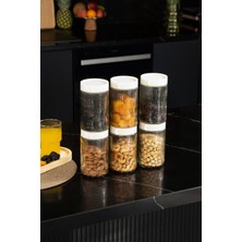 Özbience 6'lı Cam Kavanoz Seti, Mutfak Saklama ve Düzenleme Çözümleri