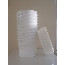 Özbience 5 Lt Kapaklı Yoğurt ve Turşu Saklama Kabı, Set Halinde, Dayanıklı ve Kullanışlı