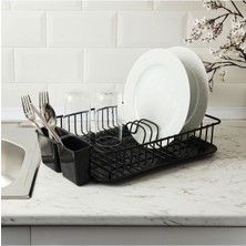 Özbience Pratik Çekmece Üstü Bulaşıklık, Siyah, 42X27,5X9,5 cm