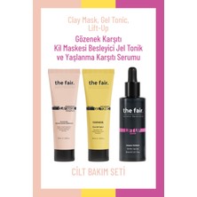 Gözenek Karşıtı Kil Maskesi 30 ml Besleyici Jel Tonik ve  Peptit Serum