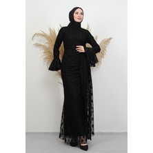 Gülistan Tül Elbise Siyah