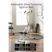 Triathlon T-234 Katlanabilir Dikey Tırmanma Egzersiz Aleti / Dijital Ekran / Ayarlanabilir Yükseklik - Direnç