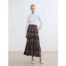 LC Waikiki Beli Lastikli Desenli Etek  (S6)