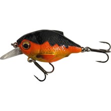 Savage Gear 3D Crucian Crank Sr Black Orange 3.4 cm 3.4g Sığ Dalan Maket Balık 0.4-0.7m Yüzme Derinliği