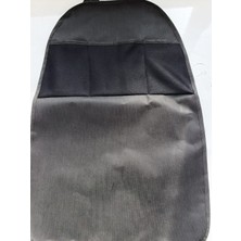 Autosar Araba Araç Oto 2 Adet Koltuk Arkası Koruyucu Kılıf Örtü Koltuk Arkası Koruma Siyah