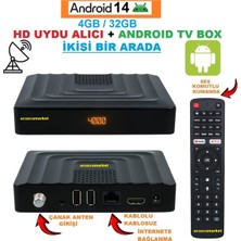 Allians Android 14 Tv Box ve Hd Uydu Alıcı, Iki Bir Arada, Eğlencenin Keyfini Çıkar