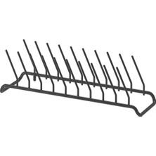 Özbience Koyu Gri Çok Fonksiyonlu Tabak Düzenleyici, Şık ve Pratik Saklama Çözümü