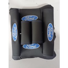 Autosar Ford Oto Boyun Yastıgı + Emniyet Kemer Pedi+Kapı Tutma Kolu Koruyucu
