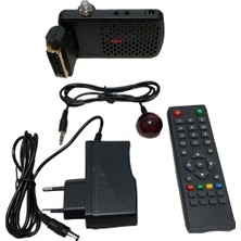 Allians Mini Scart Uydu Alıcısı Türksat 4A Yüklü Kolay Kullanım Modern Tasarım