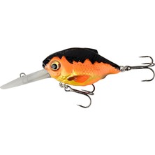 Savage Gear 3D Crucian Crank Sf Black Orange 4.6 cm 8.3g Derin Dalan Maket Balık 1.3-1.6m Yüzme Derinliği