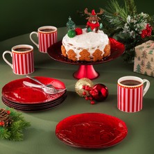 Schafer Spark Pasta Seti 7 Parça-Kırmızı