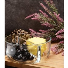 Özbience Iki Bölmeli Cam Saklama Kabı Seti, Pratik ve Şık Mutfak Çözümü