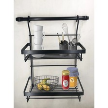 Özbience Iki Katlı Çok Amaçlı Mutfak Baharatlık Seti, Pratik ve Şık Tasarım