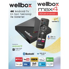 Allians Yüksek Çözünürlüklü 4K Ip Tv Box, Dahili Wi-Fi, Sesli Komut Desteği