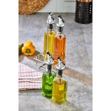 Özbience Şık 5 Parça Standlı Yağdanlık ve Baharatlık Seti, Pratik ve Kullanışlı