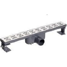 Gama Yandan Çıkışlı Lineer Süzgeç Duş Kanalı Banyo Gideri 20 cm