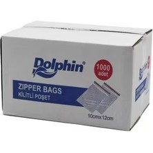 Şeylişeyler – Dolphin Kilitli Poşet 10×12 cm – 1000 Adet – 1 Kutu