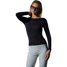 Domoda Örme Soft Touch Premium Kayık Yaka Uzun Kol Bluz @sayat