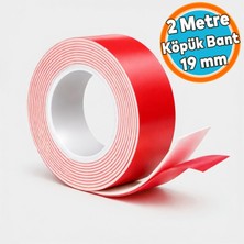 Nzb Çift Taraflı Iz Bırakmayan Beyaz Köpük Bant Çivi Gerektirmeyen Güçlü Yapıştırıcı Bant (1 Adet)