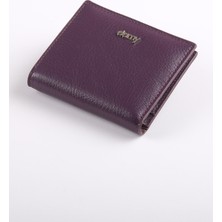 Ancora Leather Hakiki Deri Kadın Portföy Rfıd KORUMALI-46500 Mürdüm