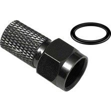 Allians Siyah Contalı Rg6/u6 22MM F Konnektör 100'LÜ Paket