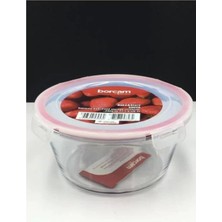 Özbience Şeffaf Cam Saklama Kabı 2320 Cc, Pratik ve Dayanıklı Tasarım