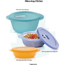 Özbience Mikro Kap 3'lü Set, Kaliteli ve Kullanışlı Mutfak Gereci Seti