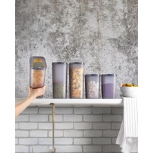 Özbience 4’lü Saklama Kabı Seti, 2.5 ve 4 Litre, Pratik ve Şık Organizerler